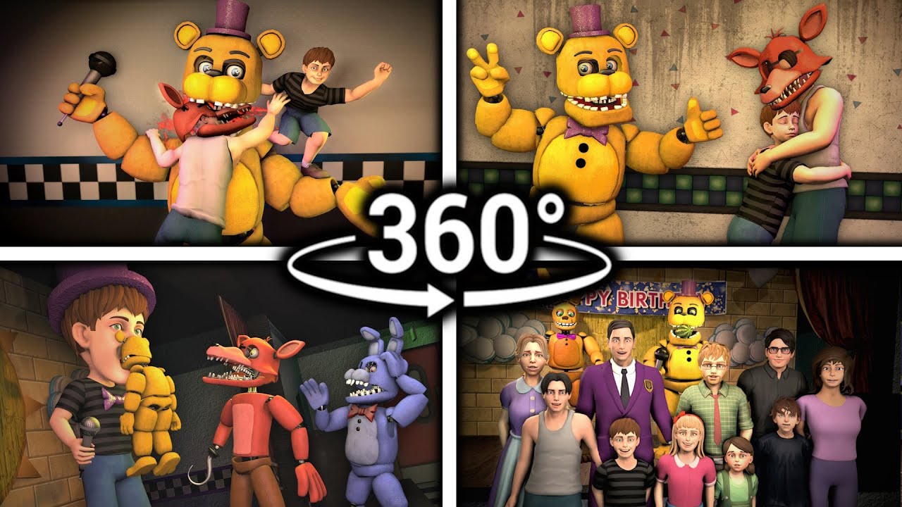 360° | Bite of '83 – Все альтернативные концовки (сборник FNAF)