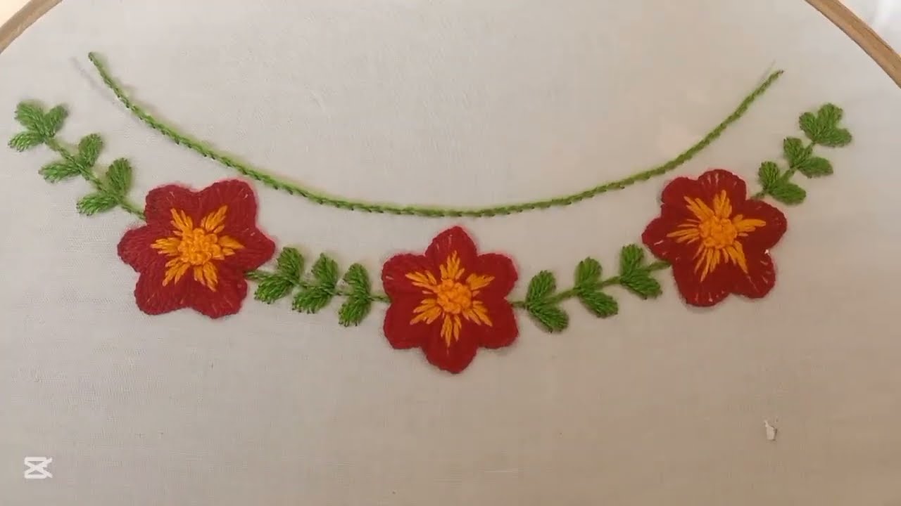 kaaaj tanka banany ka trika||how to made kaaj tanka||new neck design||hand embroidery 🪡||trending