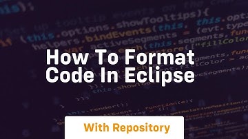 how to format code in eclipse