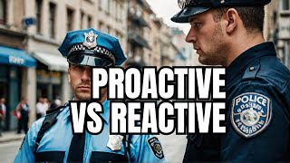 Proactive vs  Reactive Policing