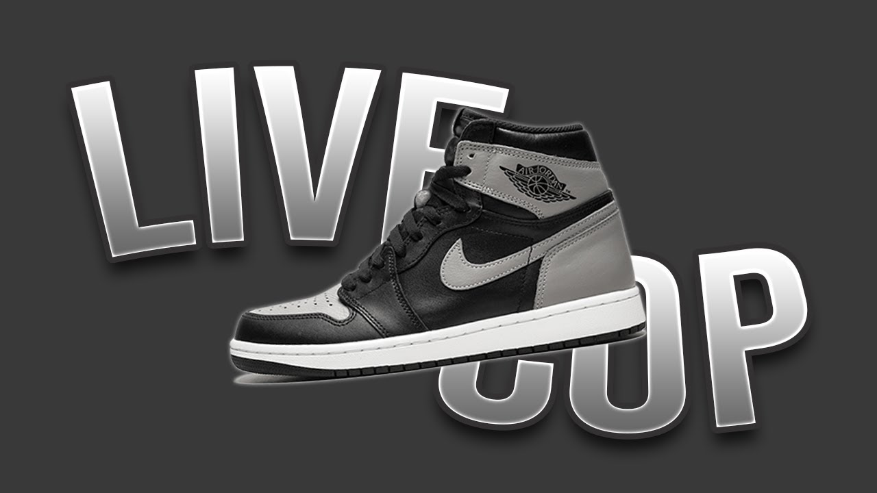 Jordan 1 Shadow Shopify Live Cop with Balkobot