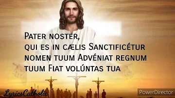 Pater Noster ( Lyrics ) Gregorian Chant