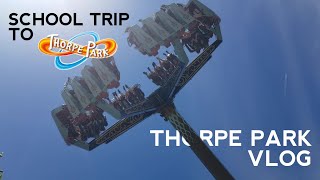 School trip to Thorpe Park | Thorpe Park Trip Vlog