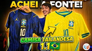 Achei a FONTE! Unboxing e review CAMISAS TAILANDESAS 1.1 