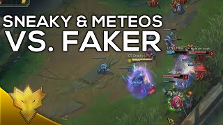 Sneaky & Meteos vs. Faker - ft. Ambition & PraY - Korean Dynamic Queue