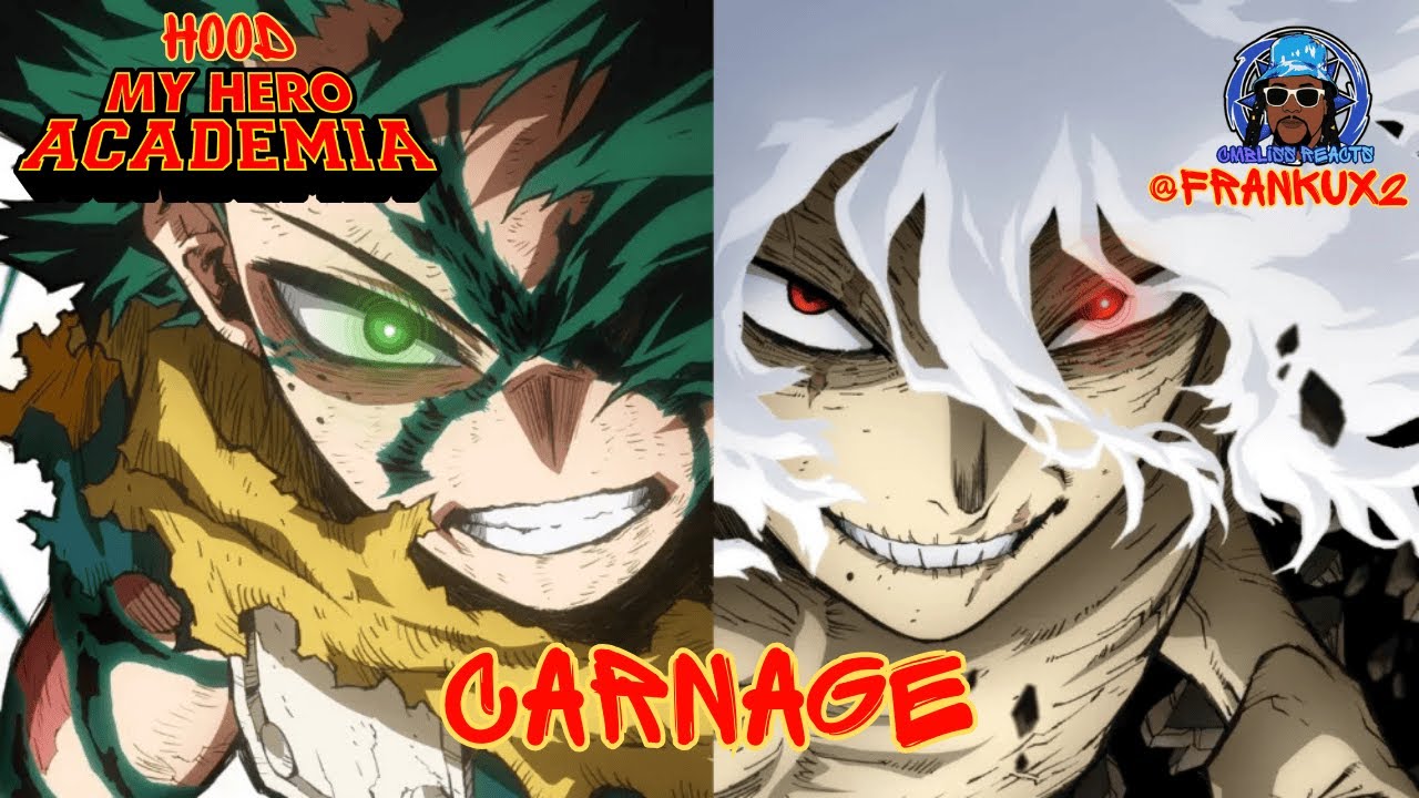 HOOD MY HERO ACADEMIA CARNAGE REACTION 