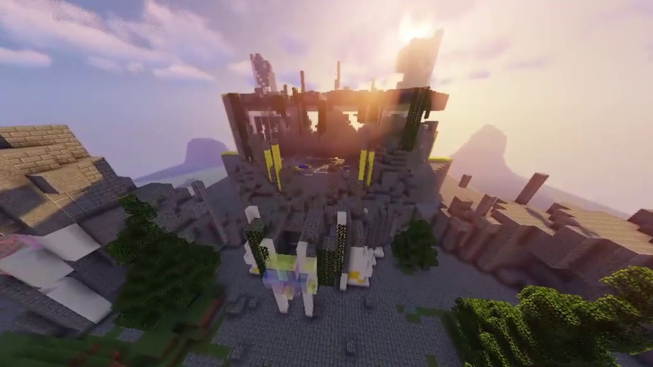 minecraft story mode sky city recreation Minecraft Map