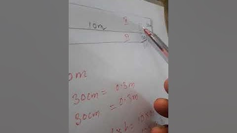 Surface area of beam for shuttering