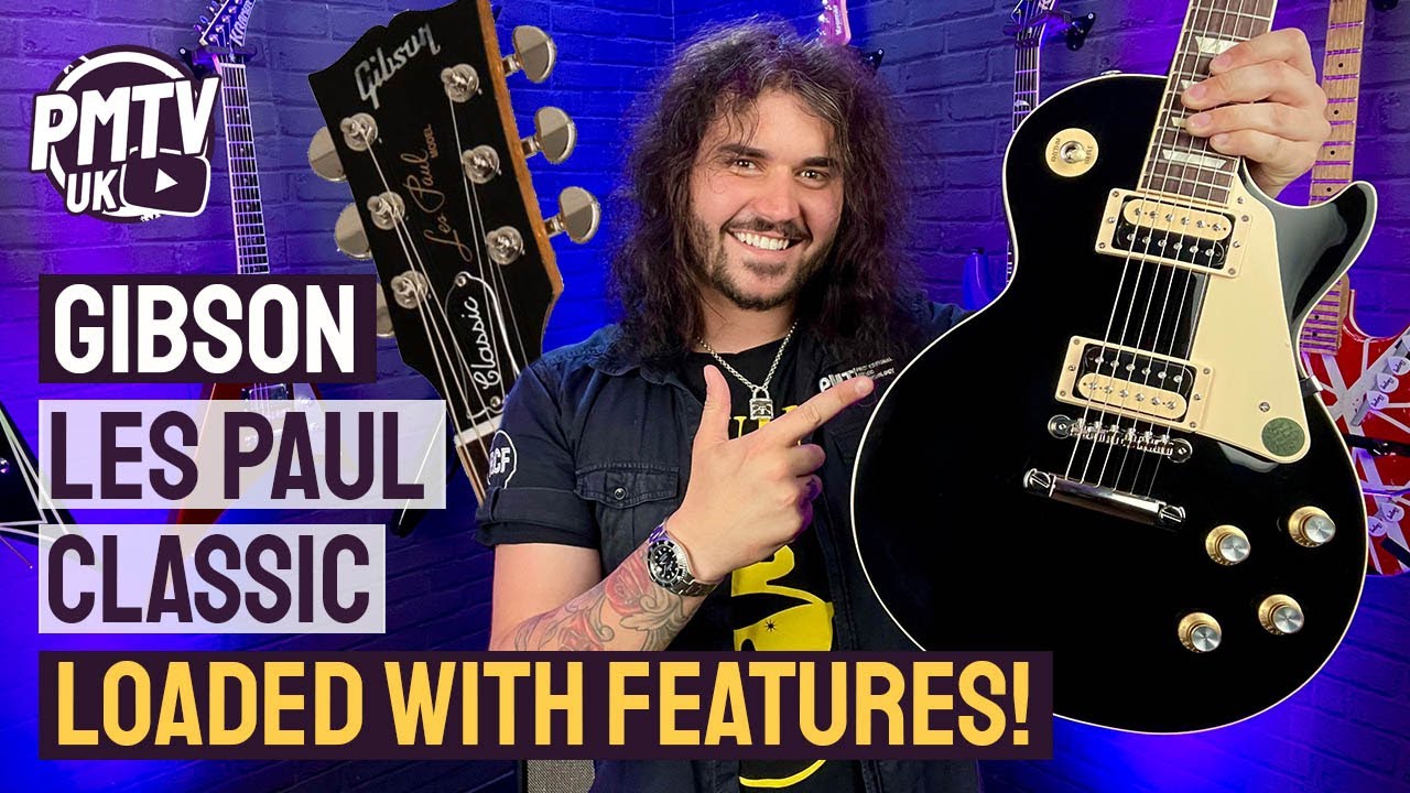 Download Gibson Les Paul Classic Ebony Review & Demo! - The Most Versatile, Classic Looking LP Out There!