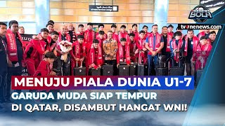 Download lagu Garuda Muda Tiba di Qatar! Sambutan Luar Biasa Suntikan Semangat Menuju Piala Dunia | OneNews Bola