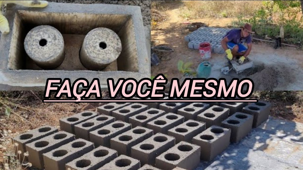 PORQUE resolvi construir com BLOCOS de CIMENTO  feitos por MIM ao invés do TIJOLOS de BARRO