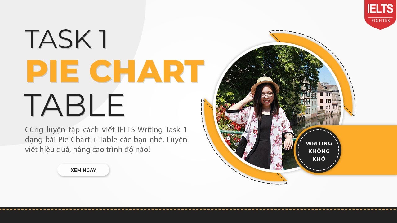 Writing không khó - Pie Chart + Table| IELTS FIGHTER