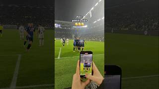 POV: first row seats for Zappacosta’s goal 🆚 Juventus 😮‍💨