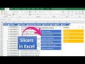 Slicers in MS-Excel from beginning to Advance | Advance Excel
