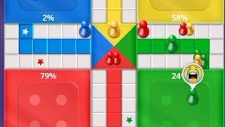 4 players Ludo Game || percentage wise gameplay || #ludo screenshot 2