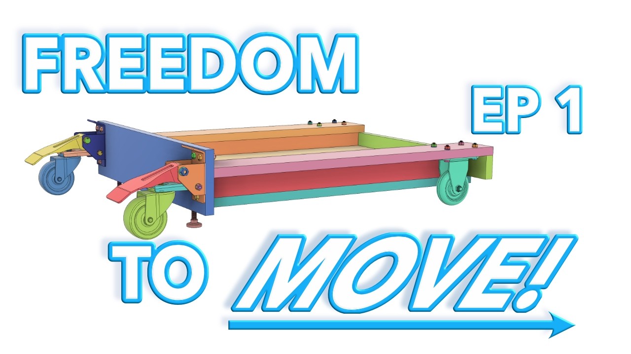 🔧 How to Build a Universal Mobile Base for Woodworking Machines | Easy ...