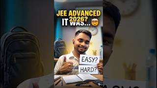 JEE Advanced 2026 Kaisa Gaya? 😱 Students React! #studyvlog #jeeadvanced #pw