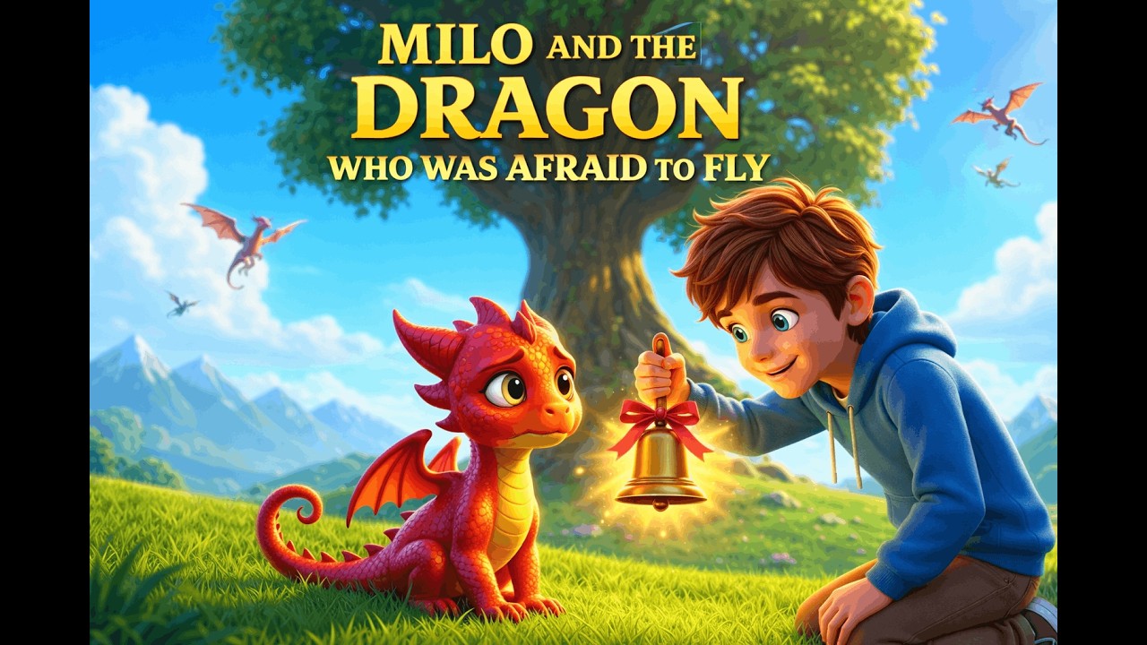 Dragon Bedtime Story: Milo and the Dragon Who Was Afraid to Fly 🐉 | Stories for Kids
