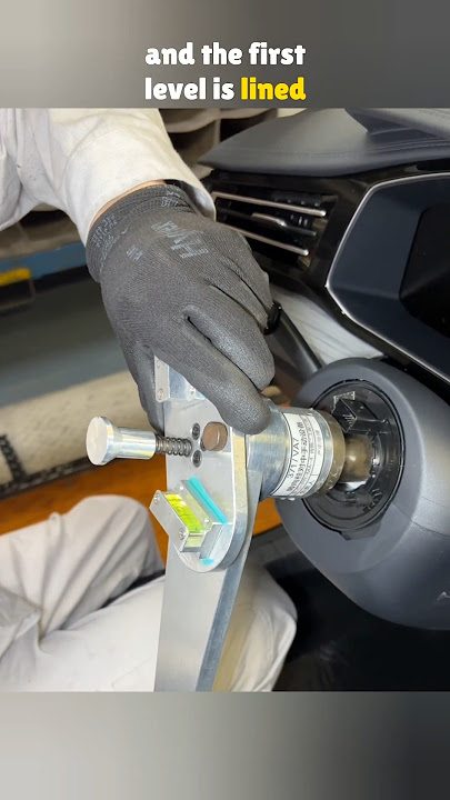 How to Find the Exact Center of a Steering Wheel #automobile #car #factorytour