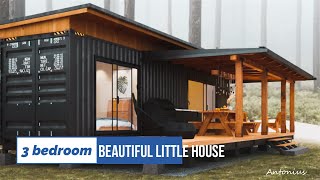 From Rust to Radiance Tour a 3 Bedroom Container House #ContainerHouse #HomeTour #Upcycling