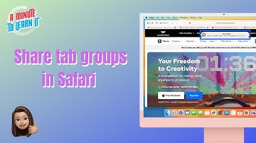 Share Tab Groups in Safari