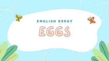 1 Minute of English Listening Practice for Beginners | Eggs | English Essay