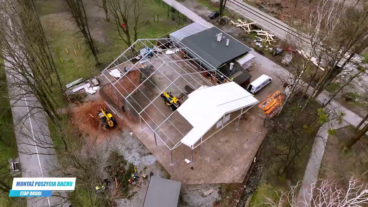 Montaż hali namiotowej w Ustroniu - Jak to jest zrobione??