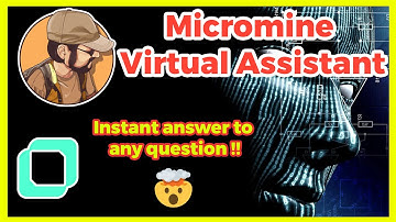 Micromine Virtual Assistant (instant answer to any question)