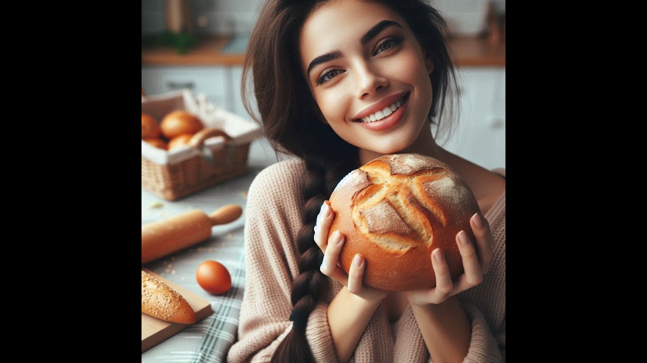 Baka bröd med bakmaskin