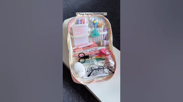 Pinteresty Large Capacity Pencil Case🌷✨#stationery #kawaii #pinterestaesthetic #stationary #cute