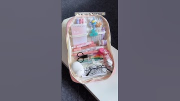 Pinteresty Large Capacity Pencil Case🌷✨#stationery #kawaii #pinterestaesthetic #stationary #cute
