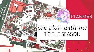 Pre Plan With Me ☆ Tis The Season (Scribble Prints Co)