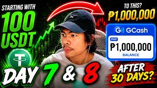 Can I Turn 100 USDT into ₱1M in 30 Days? | SpaceX Challenge - Day 7 & 8