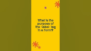 Why Use the label Tag in HTML Forms? 🤔 | #html #webdevelopment #coding #webdesign #frontendcourse