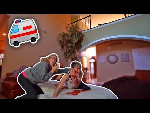 i-fell-off-the-balcony-prank-on-mom!!-**backfires**