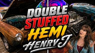It Fits! First Look at the Hemi Powered '51 Henry J Pro Street chop and swap Powered by Desoto!