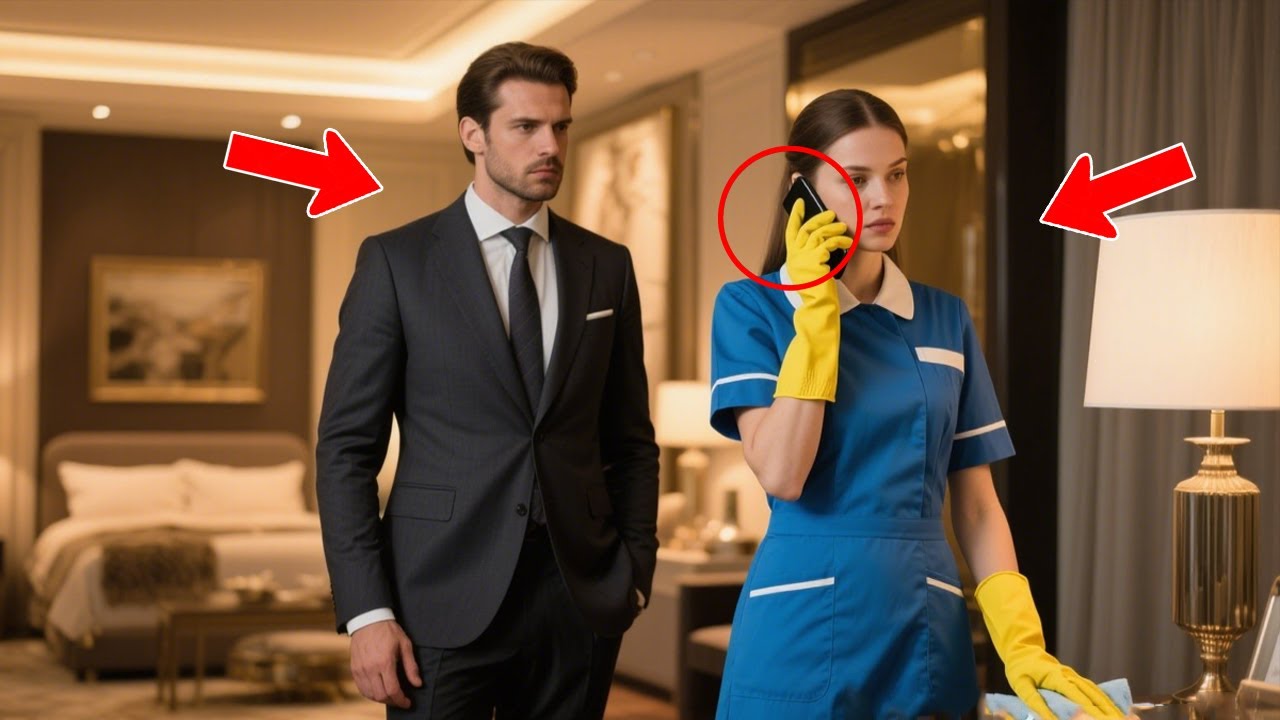 A Hotel Cleaner Answered a Call in Dutch in Front of a Millionaire… The Next Day, He Sent for Her