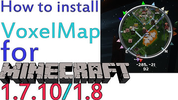 Minecraft 1.7.10/1.8 - How to install VoxelMap Mod (OUTDATED)