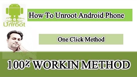 How to Remove Root,How to Un Root Any Android Device Without  Computer,One click Method (2020)