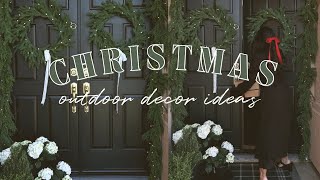 Christmas Decorating Ideas 2023 || Outdoor/Front Door Christmas Decor