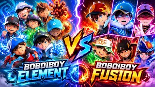 BoBoiBoy element vs BoBoiBoy fusion - who will win #versusbattle #boboiboy 