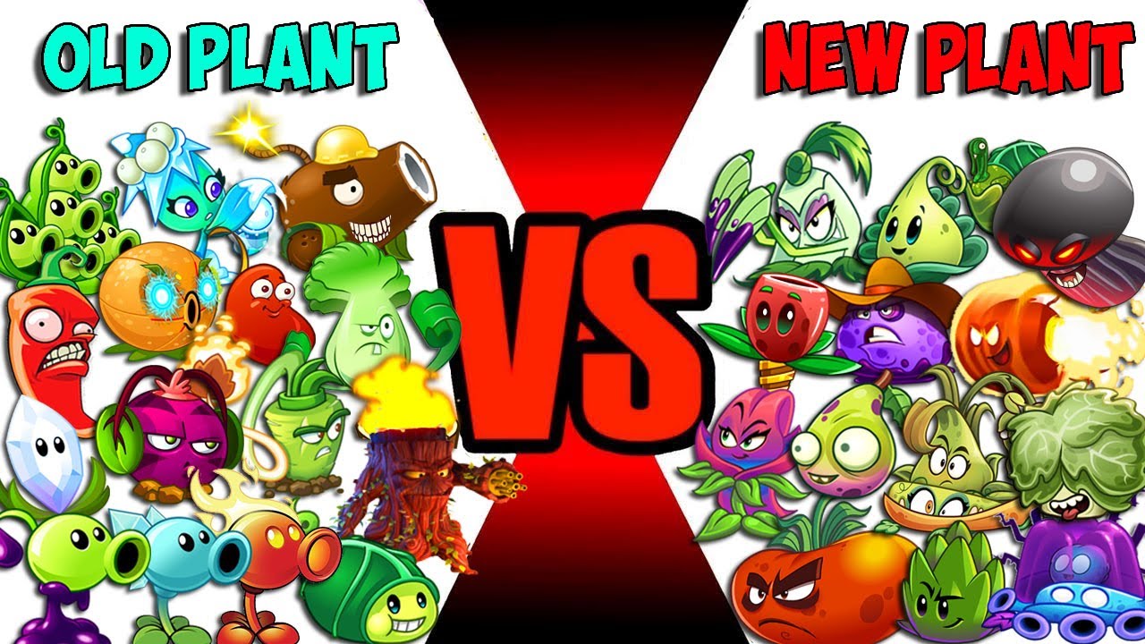 Team OLD vs NEW - Who Will Win? - PvZ 2 Plants vs Plant 