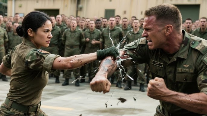 He Raised His Hand To Strike — She Broke His Arm Before 282 Soldiers | Best Mission Stories ,....