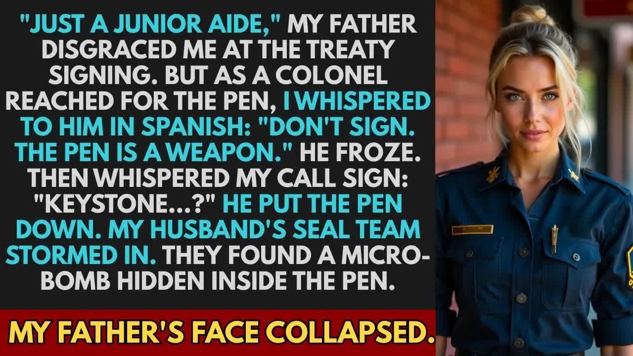 My Dad Shamed Me As The ＂Junior Aide＂ — Until My Warning Saved A Colonel's Life