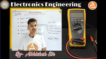 Unit-5 Electronics Instrumentation and Measurements #Electronics_Engineering KOE038 / KOE048 #AKTU