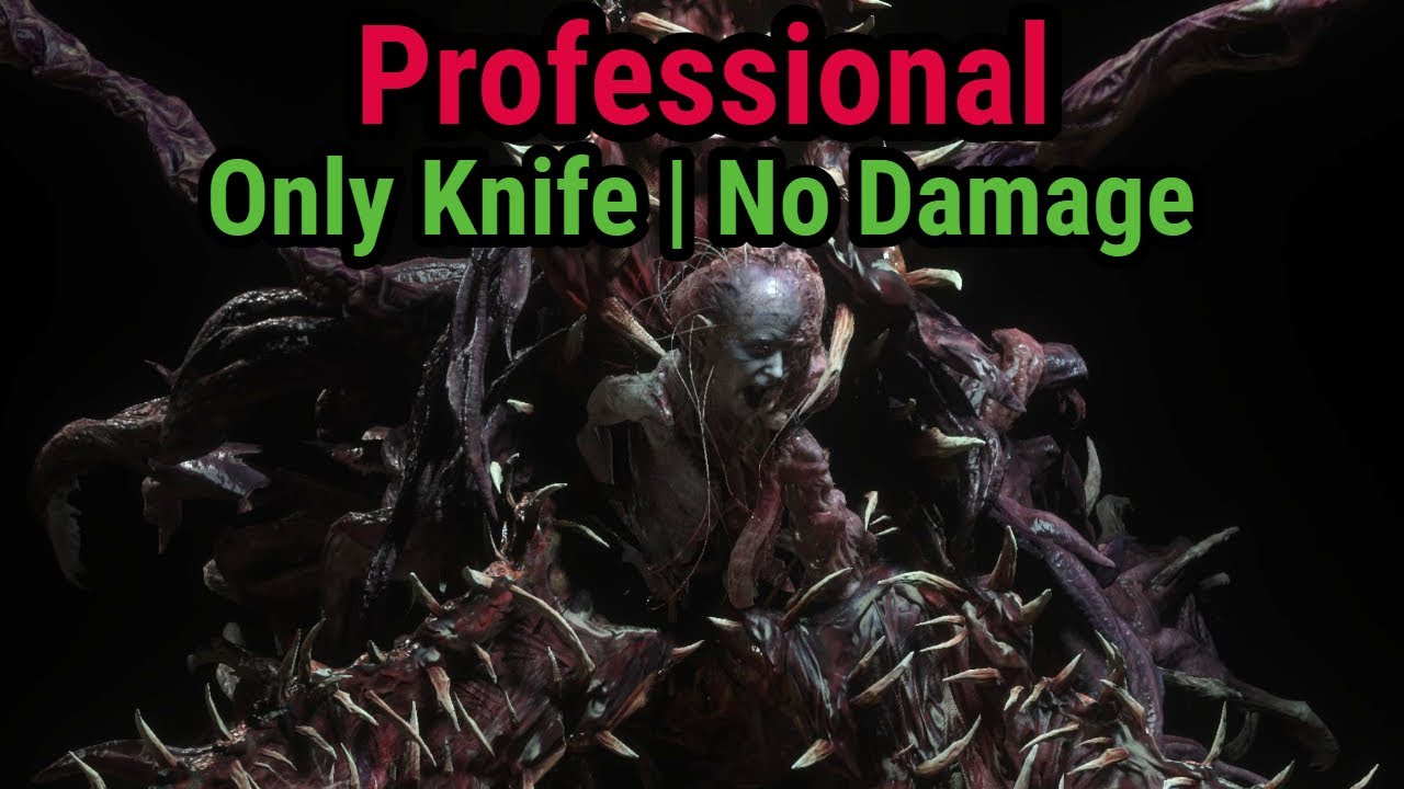 Ramón Salazar  (Professional - Only Knife & No Damage) | Resident Evil 4 Remake