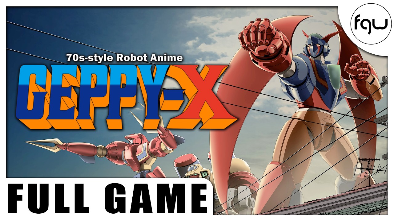 70S-STYLE ROBOT ANIME GEPPY-X Gameplay Walkthrough FULL GAME (PC