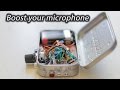 DIY microphone preamplifier for external DLSR mic