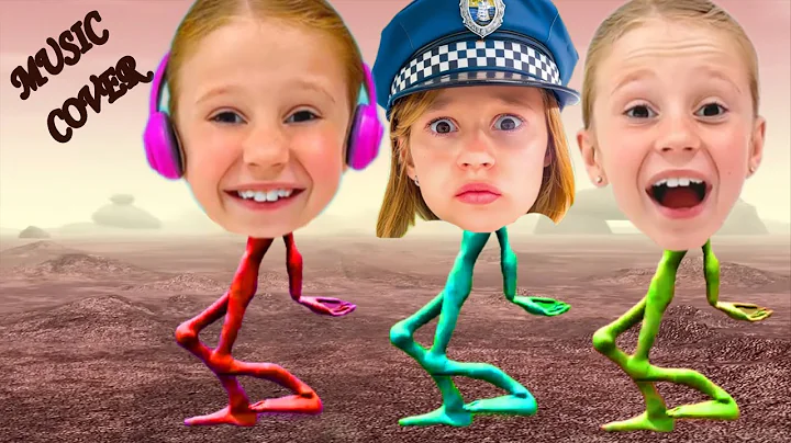 Like Nastya | Nastya and her friend learn healthy lifestyle | Dame Tu Cosita Cover (MUSIC COVER)