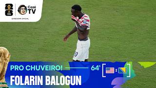 EXPULSÃO! BALOGUN É EXPULSO CONTRA A BÓSNIA E ESTADOS UNIDOS FICA COM UM A MENOS NOS 16 AVOS DA COPA